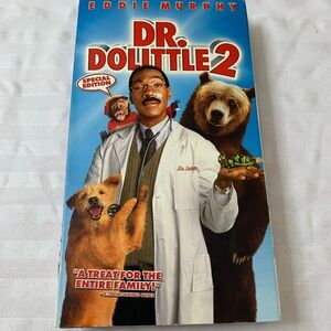 Dr. Dolittle 2 (VHS, 2001) Eddie Murphy Vintage VHS Tape Movie